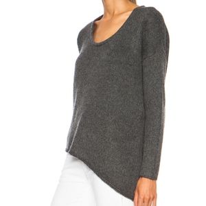 Helmut Lang Lux Blend Asymetric Pullover Large NWT